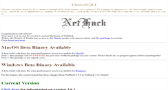 Desktop Screenshot of nethack.org