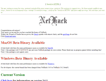 Tablet Screenshot of nethack.org